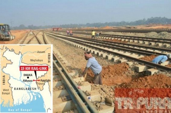 Indo-Bangla railway link to boost Prime Minister Narendra Modi's 'Act East' policy : Central Govt's initiatives drive rapid infrastructure development in Tripura Indo-Bangla railway link to boost Prime Minister Narendra Modi's 'Act East' policy : Central Govt's initiatives drive rapid infrastructure development in Tripura